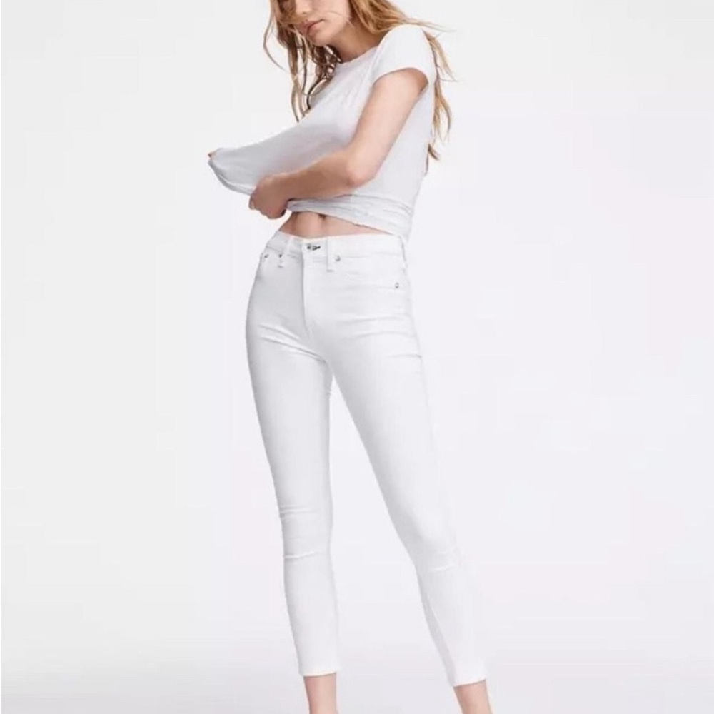 rag & bone White 28 High Risk Skinny